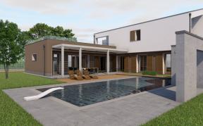 Demolizione e ricostruzione edificio residenziale in Cambiago MI (2018)